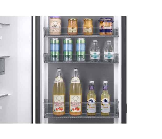 Lodówka Samsung RR80H39CCFEO Twin No Frost 185,8cm Grafitowa Stal Auto Open AI 387L - 1529115 - zdjęcie 11